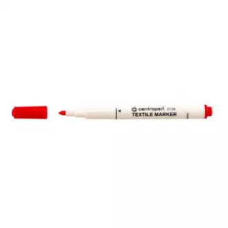 Marker Centropen 2739 za tekstil crveni cilindrični vrh 3,5 mm Marker Centropen 2739 za tekstil crveni cilindrični vrh 3,5 mm