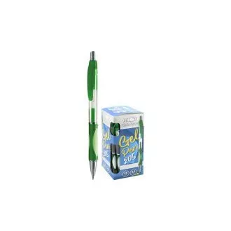 Gel olovka Junior 205A 0.5mm zeleno tijelo prozirno
