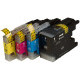 MultiPack BROTHER LC-1280 (LC1280BK, LC1280C, LC1280M, LC1280Y) - Tinta TonerPartner PREMIUM, black + color (crna + šarena)