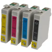 MultiPack EPSON T0715 + 20kom foto papir (C13T07154010) - Tinta TonerPartner PREMIUM, black + color (crna + šarena)