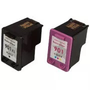 MultiPack TonerPartner tinta PREMIUM za HP 901-XL (CC654AE, CC656AE), black + color (crna + šarena)