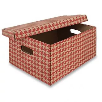 Arhivska kutija 440x320x200mm EMBA RDV crvena
