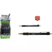 Kemijska olovka Flexoffice Iris plastična 0,7 mm blue body mix