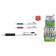 Kemijska olovka Flexoffice Senior Hibiscus plastična 0,7 mm plavo tijelo bijela