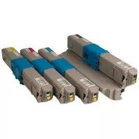 MultiPack OKI C310 (C310-BK, C310-C, C310-M, C310-Y) - Toner TonerPartner PREMIUM, black + color (crni + šareni)