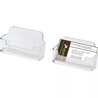 Plastični stalak za posjetnice 95x45x23 mm BASCO