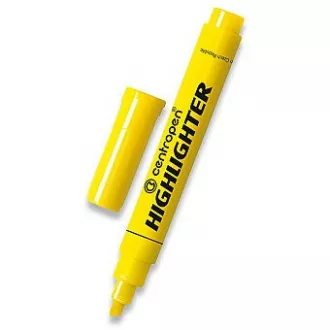 Highlighter Centropen 8552 žuti klinasti vrh 1-4,6 mm