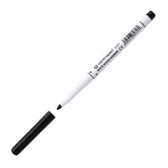 Marker Centropen 2507 na bijeloj ploči crni cilindrični vrh 1-2mm