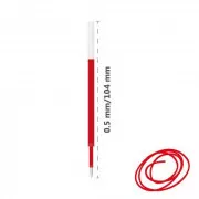 Refil gel 205A 0.5mm crveni / do 205A