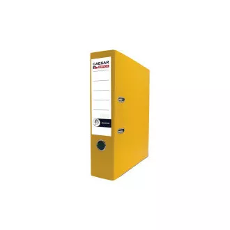 Registrator A4 8 cm poluga Senator Rado žuti metalni prsten s prorezima. lišće