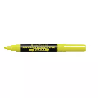 Highlighter Centropen 8542 Highlighter Flexi žuti klinasti vrh 1-5 mm