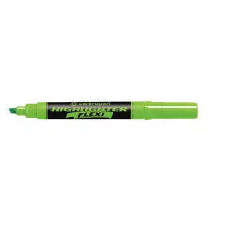 Highlighter Centropen 8542 Highlighter Flexi zeleni klinasti vrh 1-5 mm Highlighter Centropen 8542 Highlighter Flexi zeleni klinasti vrh 1-5 mm