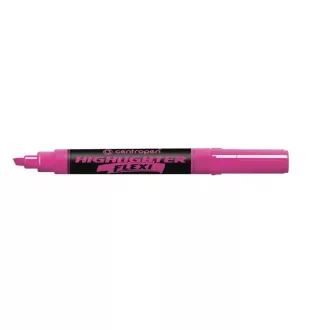 Highlighter Centropen 8542 Highlighter Flexi ružičasti klinasti vrh 1-5 mm