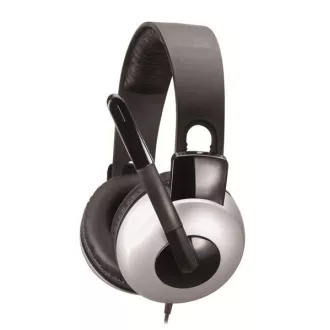 GENIUS slušalice s mikrofonom HS-05A, roll-up kabel