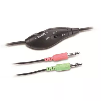GENIUS slušalice s mikrofonom HS-05A, roll-up kabel