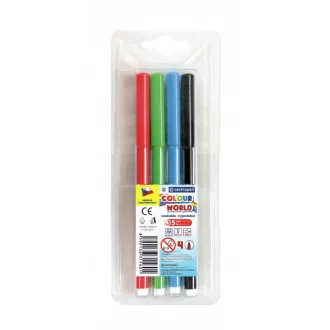 Marker Centropen 7550/4 4 boje cilindrični vrh 1mm