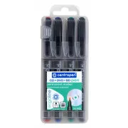 Marker Centropen 4606/4 CD/DVD/BD 4 boje cilindrični vrh 1mm