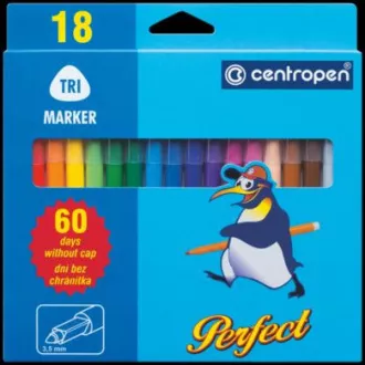 Marker Centropen 2510/18 18 boja cilindrični vrh 2-3mm