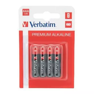VERBATIM Alkalne baterije AAA, 4 PAKET, LR3