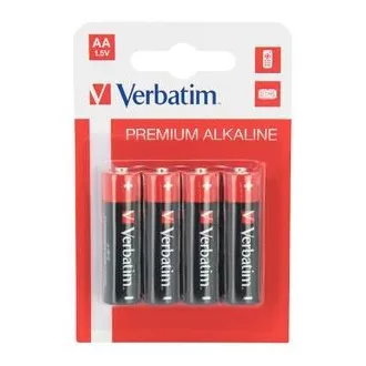 VERBATIM Alkalne baterije AA, 4 PAK, LR6