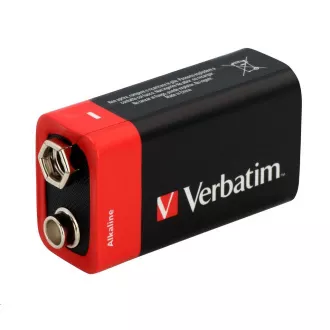 VERBATIM Alkalne baterije 9V, 1 PAK, 6LR61