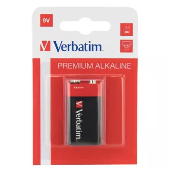 VERBATIM Alkalne baterije 9V, 1 PAK, 6LR61