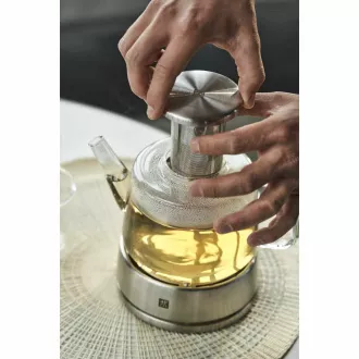 ZWILLING čajnik, cjedilo od nehrđajućeg čelika, stalak za čajnu svijeću od nehrđajućeg čelika, 800 ml - Sorrento ZWILLING čajnik, cjedilo od nehrđajućeg čelika, stalak za čajnu svijeću od nehrđajućeg čelika, 800 ml - Sorrento