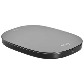 ZWILLING digitalna kuhinjska vaga, Li-ion baterija, USB napajanje, LCD zaslon, staklo/plastika, crna - Enfinigy