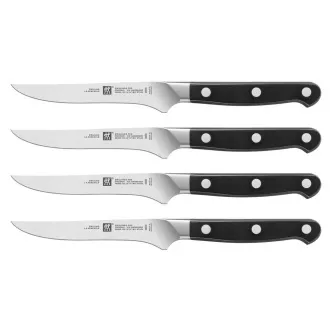 ZWILLING Set noževa za odreske, 4 dijela, nehrđajući čelik, štitnik, 57 HRC, ručka s tri zakovice - Pro ZWILLING Set noževa za odreske, 4 dijela, nehrđajući čelik, štitnik, 57 HRC, ručka s tri zakovice - Pro