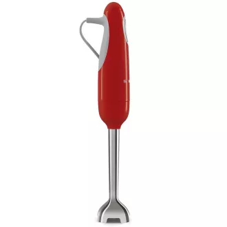 Smeg HBF11RDEU štapni mikser, 700 W, 14850 RPM, turbo, stil 50-ih, neklizajuća ručka, crvena