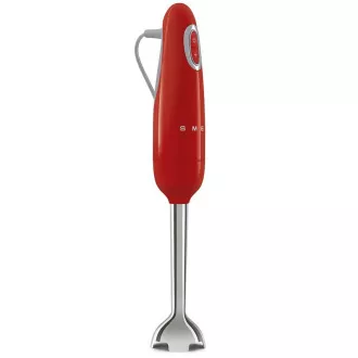 Smeg HBF11RDEU štapni mikser, 700 W, 14850 RPM, turbo, stil 50-ih, neklizajuća ručka, crvena