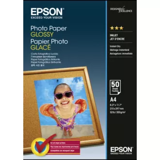 EPSON Papir A4 - Foto Papir Glossy A4 50 listova EPSON Papir A4 - Foto Papir Glossy A4 50 listova
