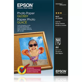 EPSON Papir A4 - Foto Papir Glossy A4 50 listova EPSON Papir A4 - Foto Papir Glossy A4 50 listova