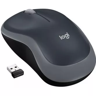 Logitech bežični miš M185, USB ključ, sivi