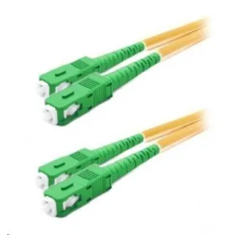Duplex patch kabel SM 9/125, OS2, SC(APC)-SC(APC), LS0H, 1m