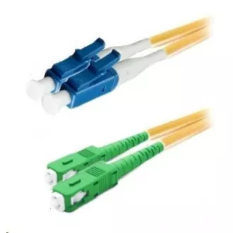 XtendLan duplex patch kabel SM 9/125, OS2, LC(PC)-SC(APC), LS0H, 2m