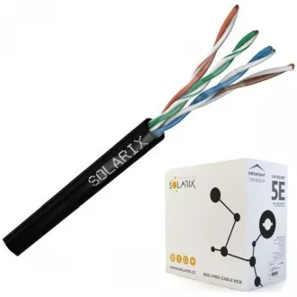 Instalacijski kabel Solarix outdoor gel UTP, Cat5E, žica, PE, kutija 305m SXKD-5E-UTP-PEG Instalacijski kabel Solarix outdoor gel UTP, Cat5E, žica, PE, kutija 305m SXKD-5E-UTP-PEG