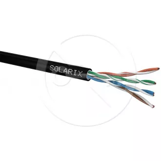 Instalacijski kabel Solarix outdoor gel UTP, Cat5E, žica, PE, kutija 305m SXKD-5E-UTP-PEG Instalacijski kabel Solarix outdoor gel UTP, Cat5E, žica, PE, kutija 305m SXKD-5E-UTP-PEG