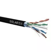 Instalacijski kabel Solarix outdoor FTP, Cat6, žica, PE, zavojnica 500m SXKD-6-FTP-PE