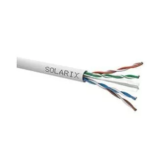 Instalacijski kabel Solarix UTP, Cat6, žica, PVC, kutija 305m SXKD-6-UTP-PVC