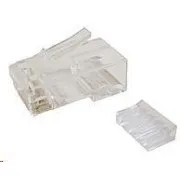 Solarix RJ45 CAT6 UTP 8p8c neoklopljeni krimpovani konektor / 100 kom KRJ45/6
