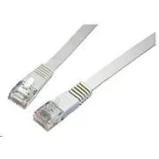 Solarix Patch kabel plosnati CAT6 UTP LSOH 0,5 m sivi otporan na zakačenje C6-111GY-0, 5MB