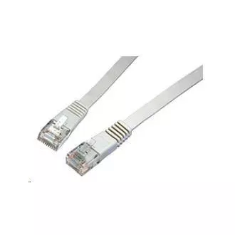 Solarix Patch kabel plosnati CAT6 UTP LSOH 0,5 m sivi otporan na zakačenje C6-111GY-0, 5MB