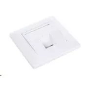 Solarix Modularna utičnica za 1 keystone podžbuknu bijelu SX9-1-0-WH