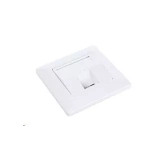Solarix Modularna utičnica za 1 keystone podžbuknu bijelu SX9-1-0-WH