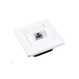 Solarix utičnica CAT6 STP 1 x RJ45 podžbukna bijela SX9-1-6-STP-WH