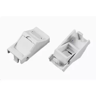 Nemontirani modul 1x RJ45, 22, 5x45 mm s kutnim poklopcem za prašinu Nemontirani modul 1x RJ45, 22, 5x45 mm s kutnim poklopcem za prašinu