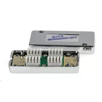 Razvodna kutija STP Cat6 utor, srebrna Razvodna kutija STP Cat6 utor, srebrna