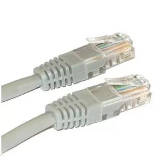 XtendLan patch kabel Cat6, UTP - 1.5m, sivi