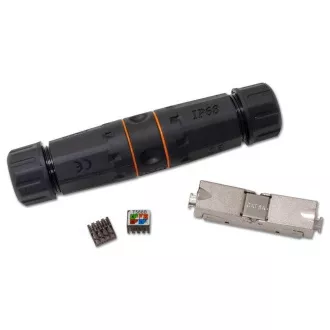 Vodootporan konektor STP RJ45, Cat5E, Cat6, Cat6A, zaštita IP68
